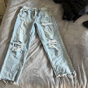 Pacsun high rise straight jeans